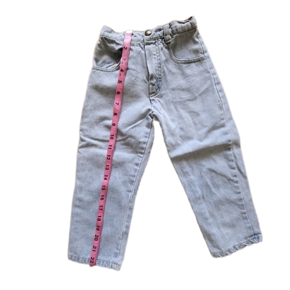 Vintage Baby Guess Light Wash Blue Jeans Size 4 Years - Picture 6 of 9